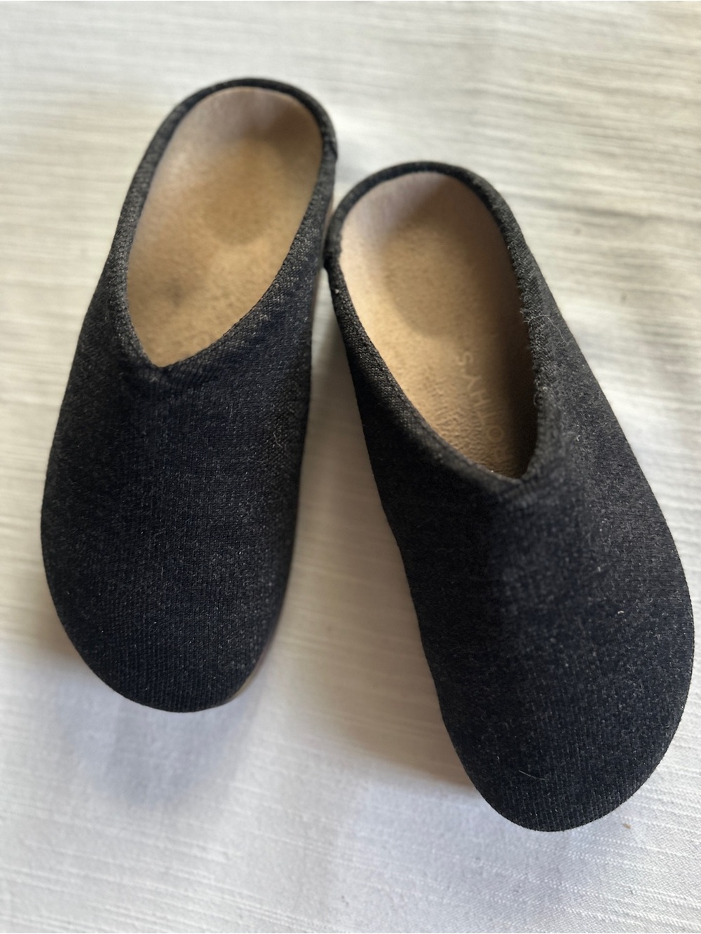 Rothy's Charcoal Black Knit Clogs Mules | 7